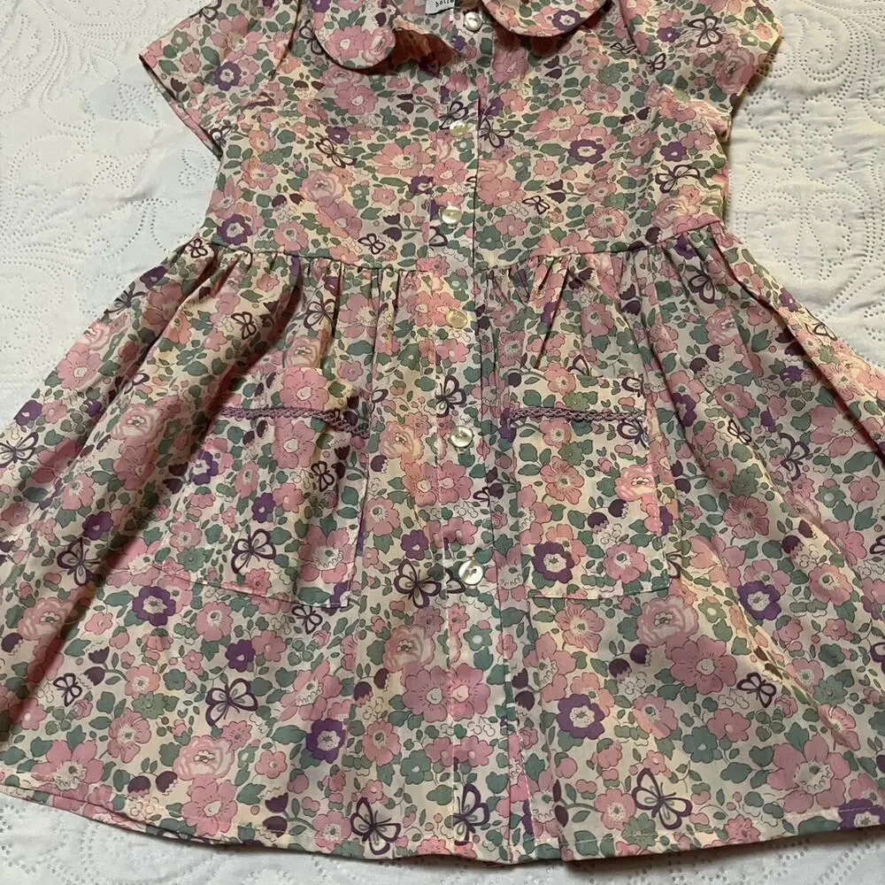 Holley + Sage Fall Betsy Butterfly Smock Dress 4T